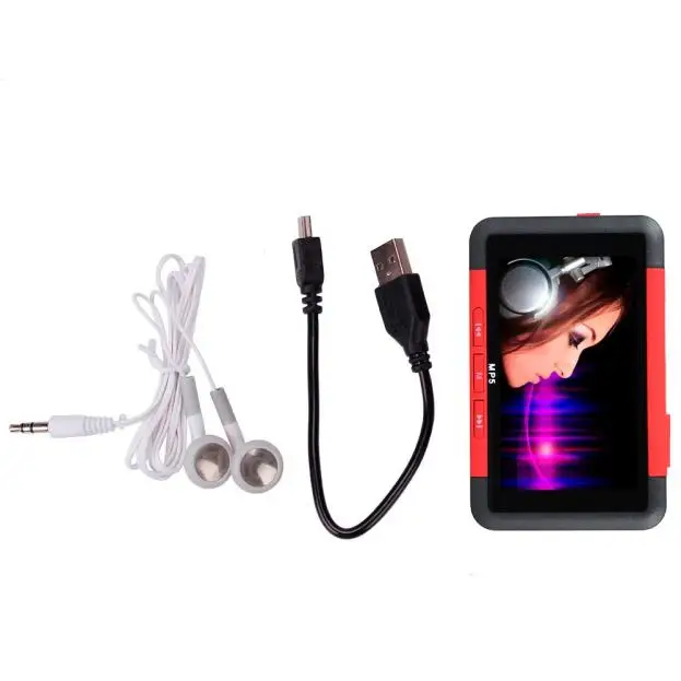Usb зарядка Музыка Видео mp3 MP4 плеер 8 ГБ тонкий MP3 MP4 MP5 музыкальный плеер с 4,3 дюймов ЖК-экран FM радио видео фильм