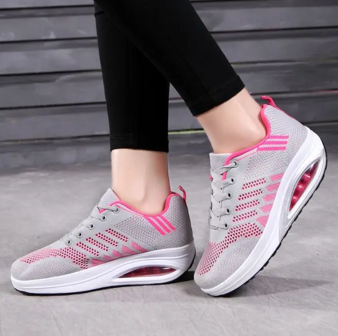 Beauty/2018 Повседневные Дышащие женские кроссовки из сетчатого материала Chaussure Femme