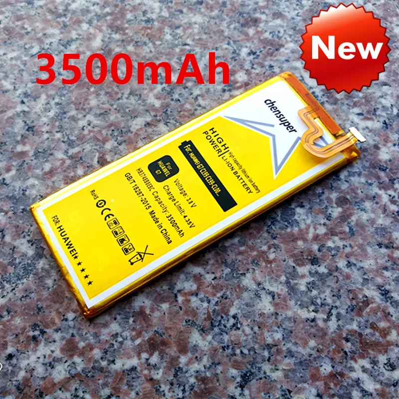 

100% оригинальный сменный аккумулятор chensuper HB3748B8EBC для HUAWEI Ascend G7 G7-TL100 C199 аккумулятор для телефона 3000 мАч