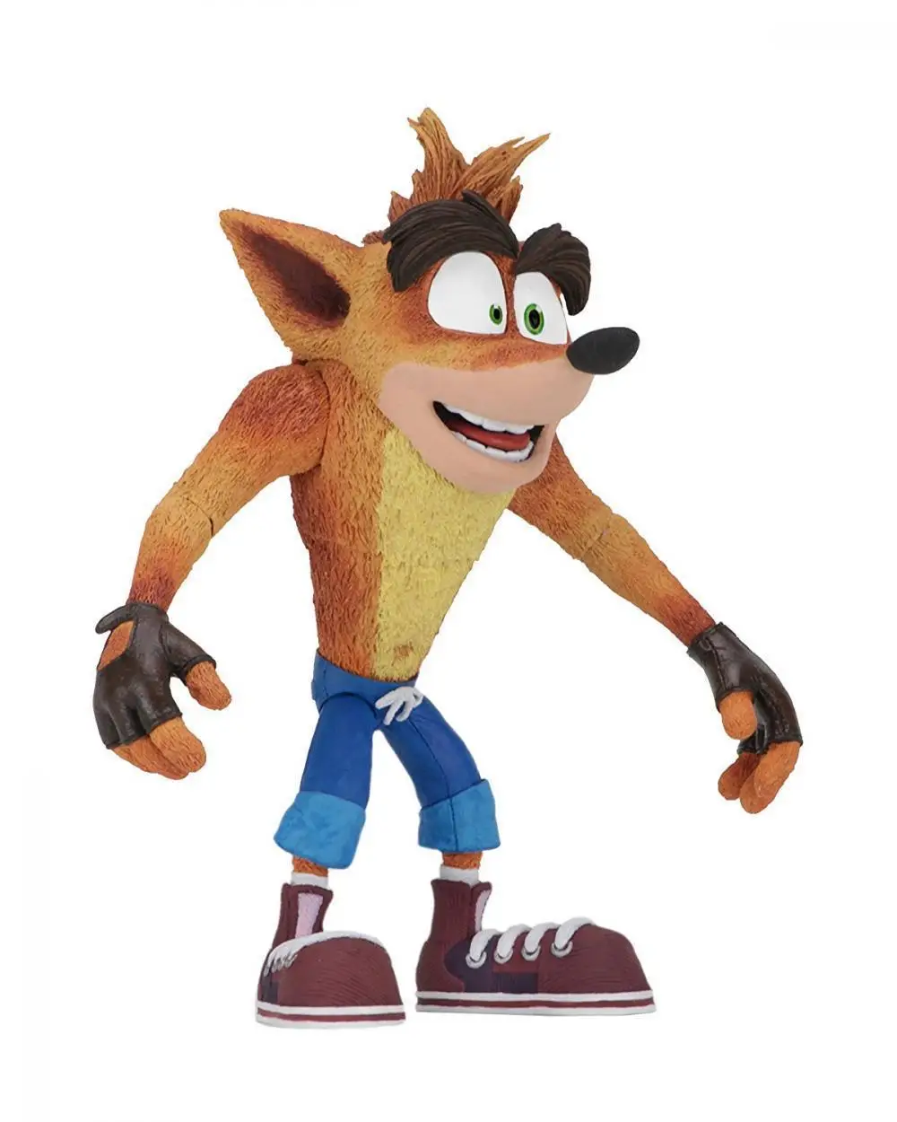 Оригинальная аниме NECA Crash Bandicoot экшн фигурка 6 ''ПВХ окрашенная статуя ПВХ