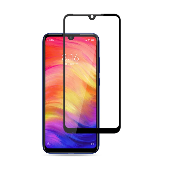 Для Xiaomi Redmi Note 7 Pro Закаленное стекло протектор экрана черная защитная пленка против царапин для Xiaomi Redmi Note 7