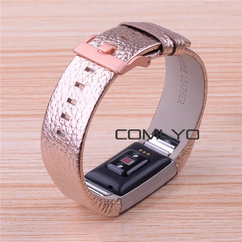 Для Fitbit Charge 2 ремешок браслет кожаный фитнес трекер banda для fitbit charge ремень|wristband