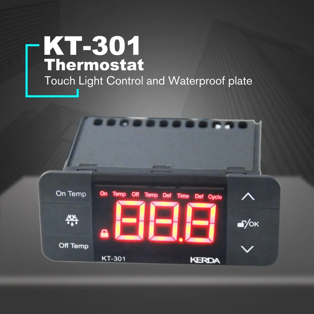 Горячая продажа KT 301 регулятор температуры Термостат холодильник датчик