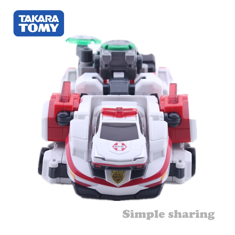 Takara Tomy Tomica гиперспасательная головка привода 03 MKII робот-автомобиль со стразами