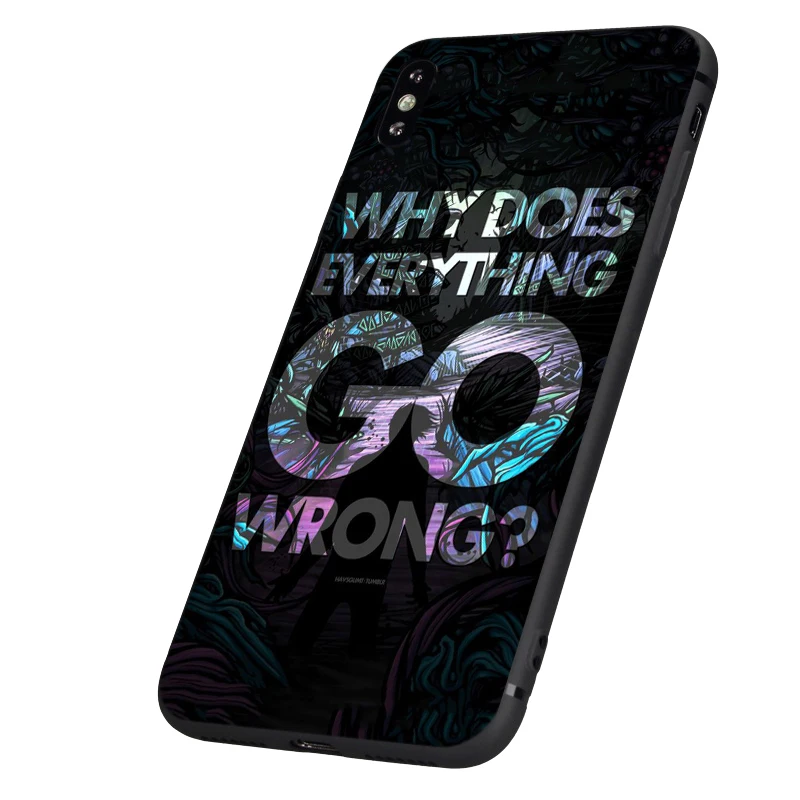 Черный чехол из ТПУ для iphone 5 5s se 6 6s 7 8 plus x 10 силиконовый XR XS 11 pro MAX в день чтобы