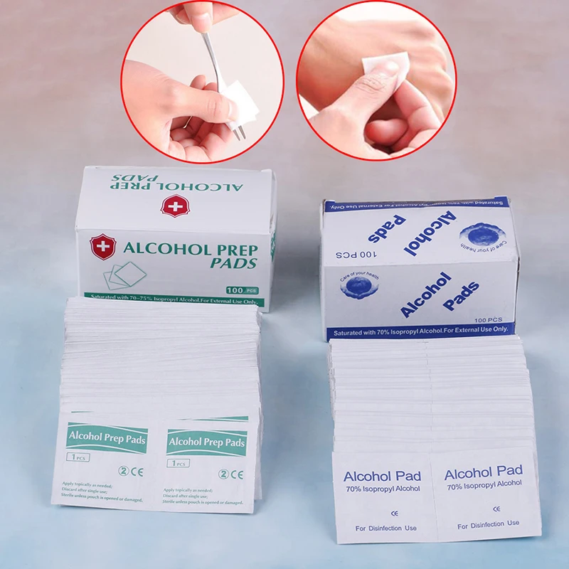 JETTING 100 шт./лот спирт Prep Swap Pad влажная салфетка для антисептической очистки кожи