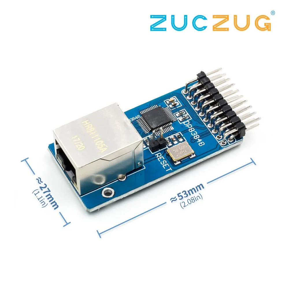 DP83848 Ethernet физический уровень трансивера RJ45 плата управления интерфейса