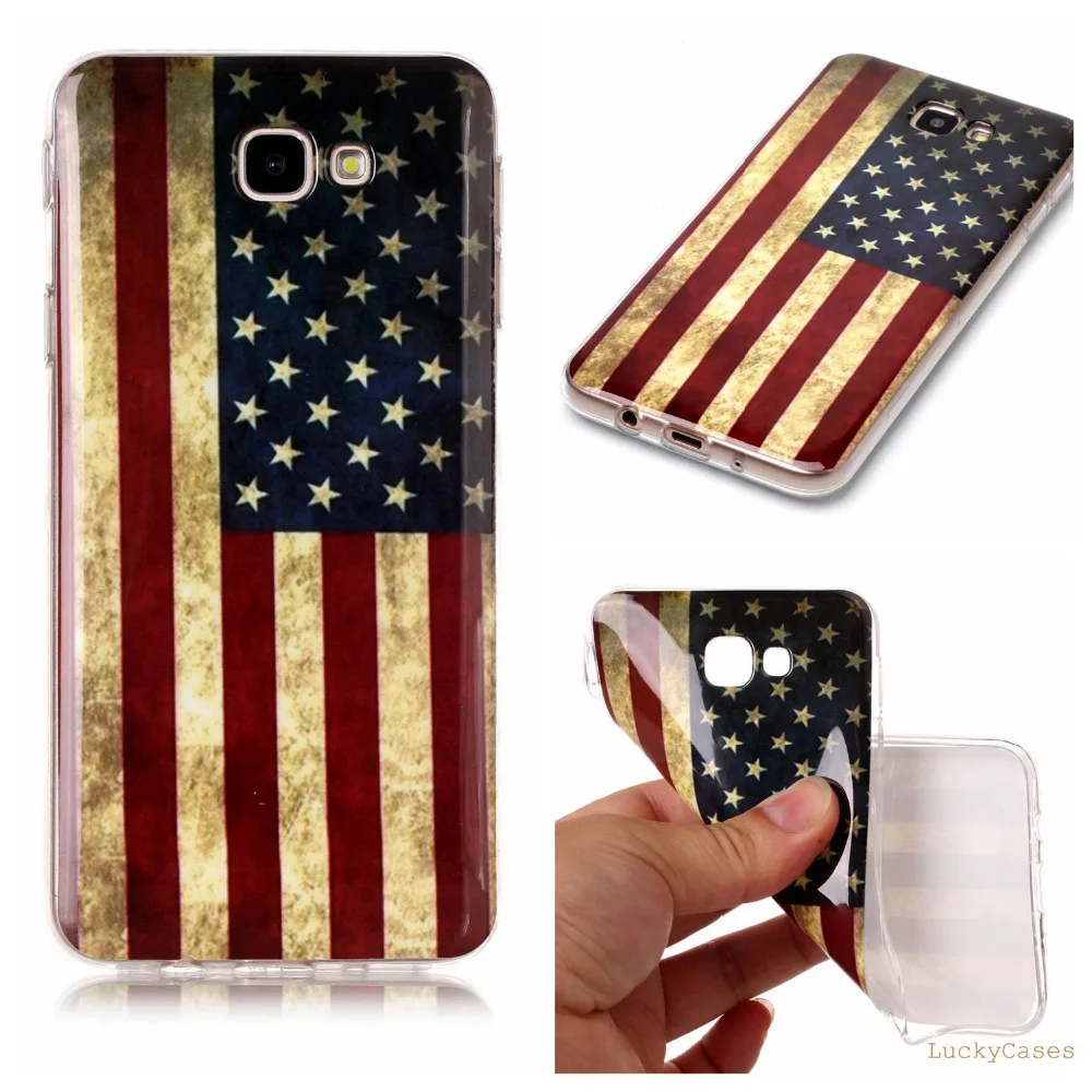 High Quality Fashion Luxury Soft Silicone TPU phone case For Samsung J5 PRIME with popular monkey owl Elephant lion Painted |