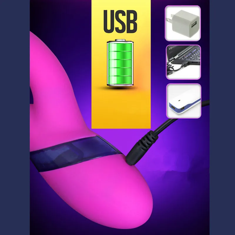 Силиконовые вибраторы AV Stick 7 скоростей спрей красота массажер для точки G USB