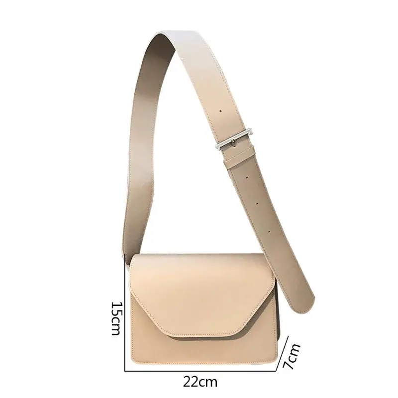 Женская мини сумка через плечо тоут мессенджер простой широкий ремешок| |