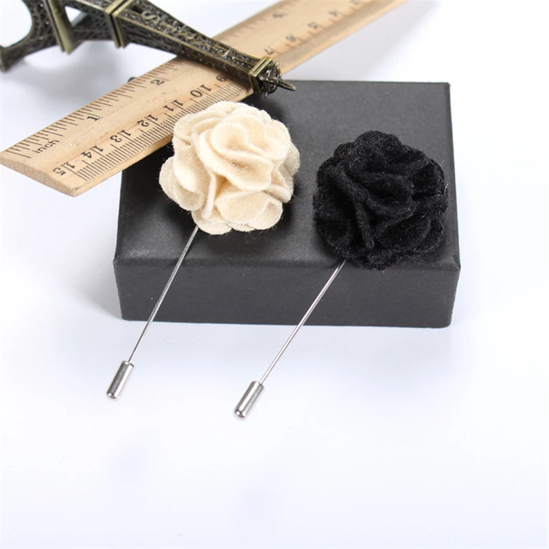 5 шт. разноцветная брошь в виде цветка оптовая продажа Мужская Брошь для свадьбы |