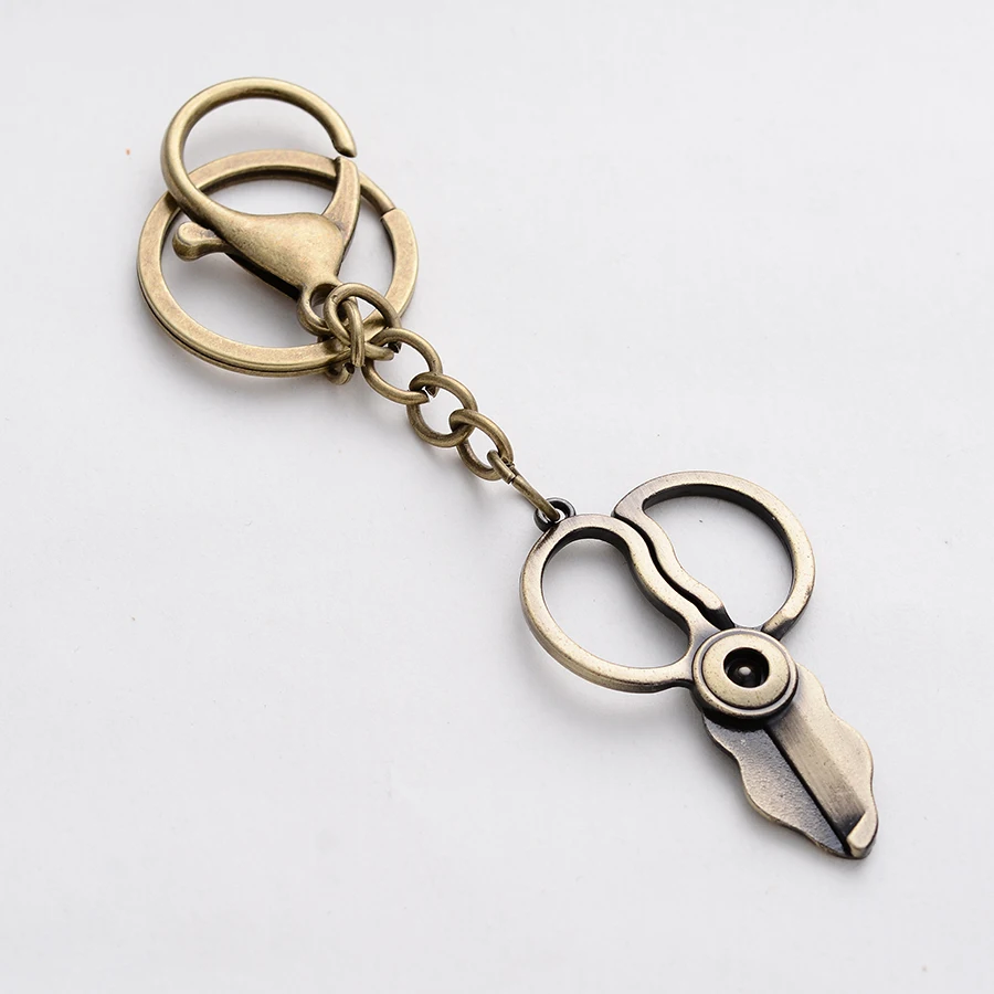 Брелок для ключей в стиле панк FY012 винтажный держатель с подвеской виде сумки