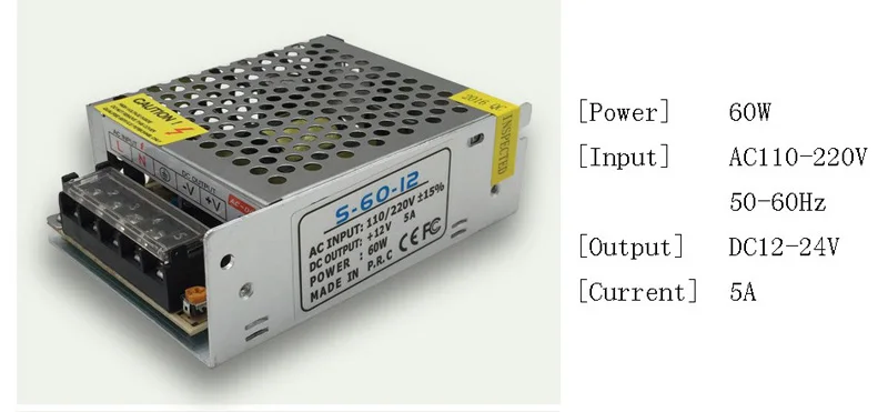DC 12V Питание освещения Трансформатор переключатель для Светодиодный полоски адаптер переменного тока 220V DC 2A 3A 5A 6.5A 10A 15A 20A 25A 30A 33A
