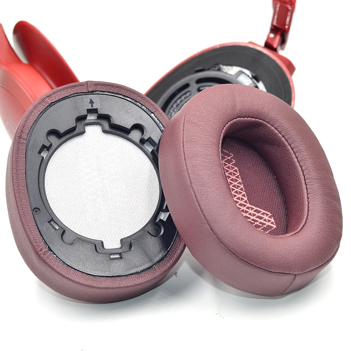 Defean Замена Potein кожа и пены памяти амбушюры и чехол для JBL Live 500BT беспроводные Накладные наушники