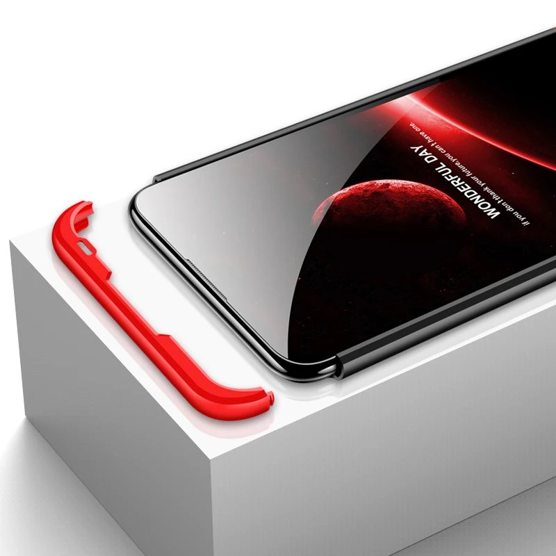 ДЛЯ VIVO Y95 Чехол чехол 360 полная защита Жесткий ПК противоударный для телефона Vivo