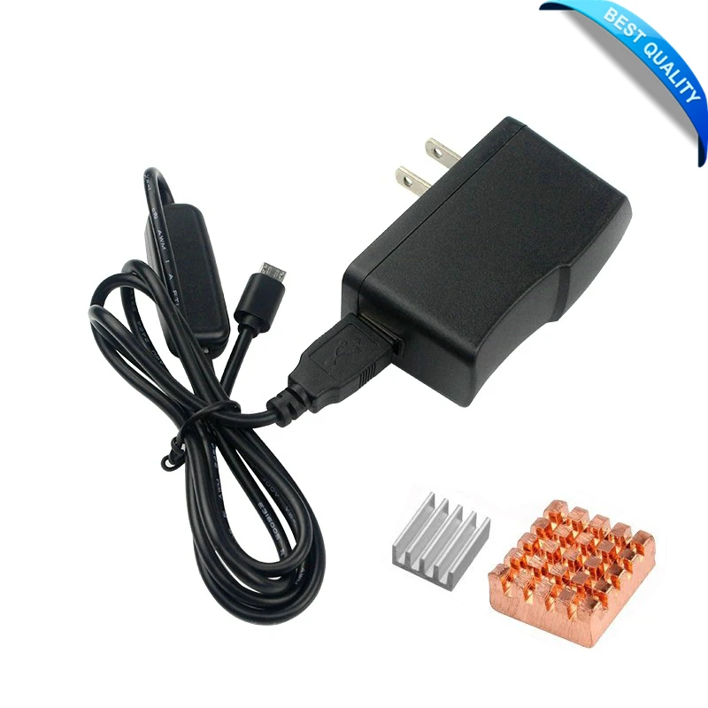 5 В 2.5a Питание адаптер Зарядное устройство и Micro USB кабель с выключателем ЕС США Plug