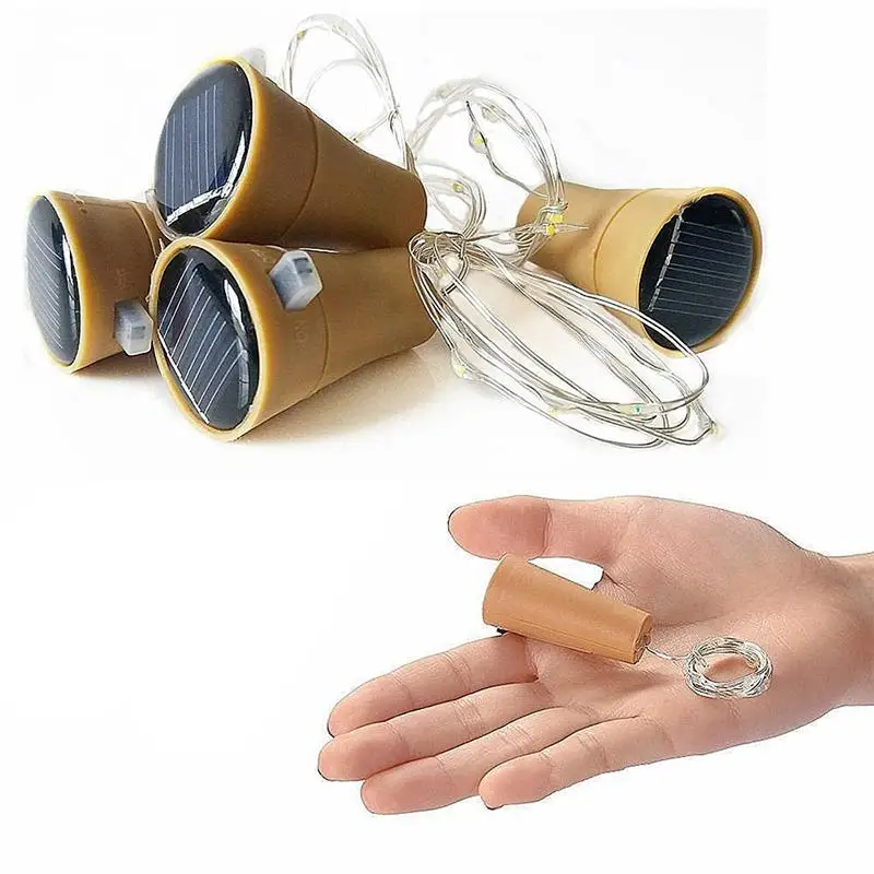 Светодиодный флакон для вина SOL на солнечной энергии в форме пробки