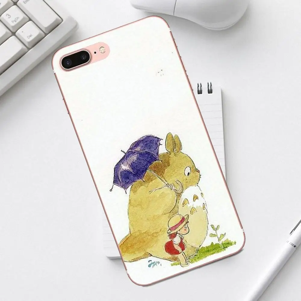 Qdowpz мягкий крутой лучший мой Neighbo Тоторо аниме для Galaxy Alpha Core Prime Note 4 5 8 S3 S4 S5 S6 S7 S8 S9