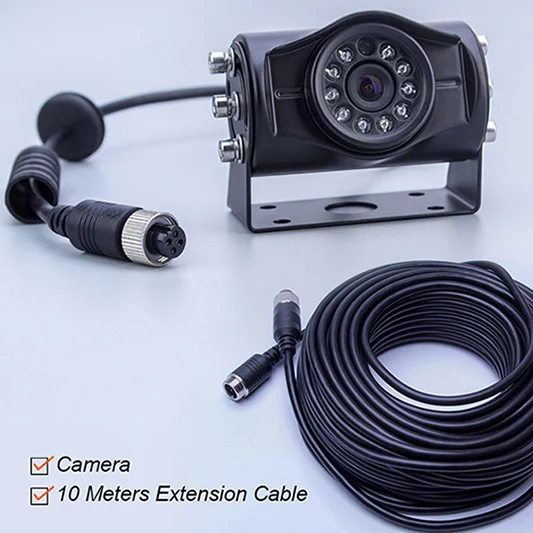 AHD 1080P CCD Автомобильная резервная камера заднего вида для грузовиков, автобусов, караванов, кемперов, прицепов, экскаваторов, RV с удлинителем - Название цвета: A2