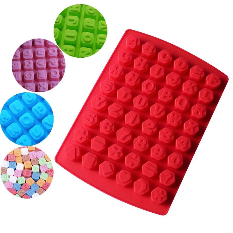 НОВЫЙ Английский алфавит и арабские цифры в форме DIY 3D шоколада печенья льда