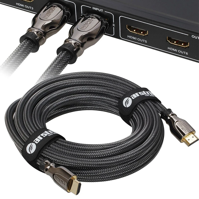 SZBITC HDMI кабель 2 0 3D 4 K 60FPS Позолоченный разъем 1 м 5 3 8 m 10 для HD ТВ ЖК дисплей PS3