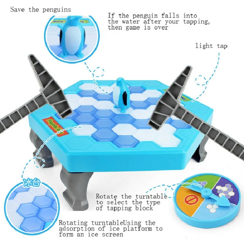 Большой Пингвин ловушка активирует оборудование для вечеринки вывеска indoor Board