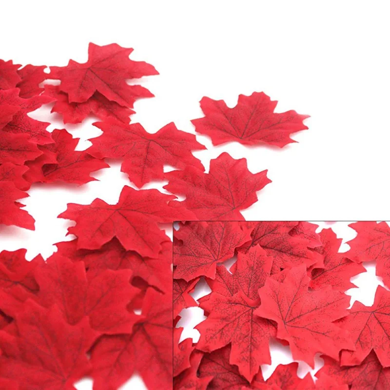 Искусственные кленовые листья для Дня благодарения Скрапбукинг свадьбы события