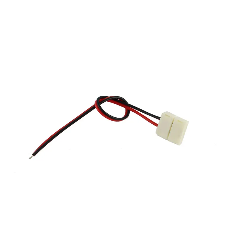 Разъем для светодиодной ленты без пайки 2 контакта 8 мм 10 бесплатный сварочный