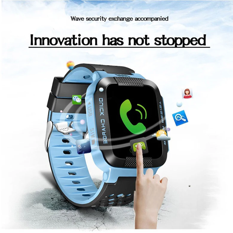 Original Kids Smart Watch Games Smartwatch SOS GPS for Child Phone Call Relogio 2G GSM SIM Card Boys Girls Digital | Электроника