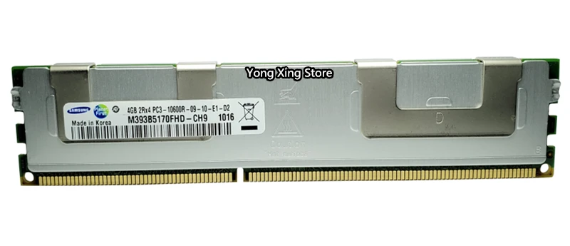 Samsung Серверная память DDR3 4 ГБ 8 ГБ 1333 МГц ECC REG регистр DIMM PC3-10600R ram 240pin 10600 4G