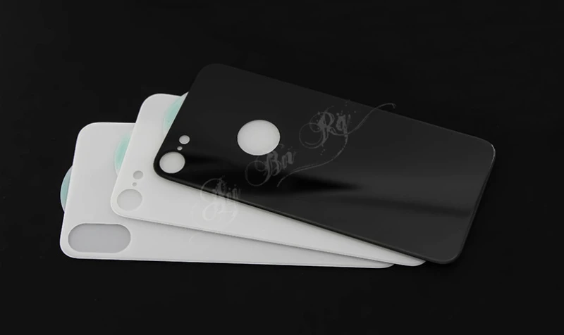 2 шт 3D полное покрытие задней части стекла протектор для iphone Xs Max Xr 6 6S 7 8 Plus 9H Закаленное стекло пленка черный белый прозрачный