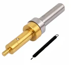 Антимагнитный кромкоискатель, 10 мм, сенсорный датчик, титанизация, желтая окптикальная, быстрое определение рабочих кромок для фрезерного инструмента и токарного станка