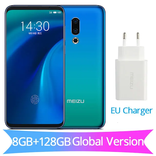 Глобальная версия оригинал Meizu 16 4G Snapdragon 845 Adreno 630 8 ГБ ОЗУ 128 Гб ПЗУ 6 0 дюйма FHD 2160x1080 P