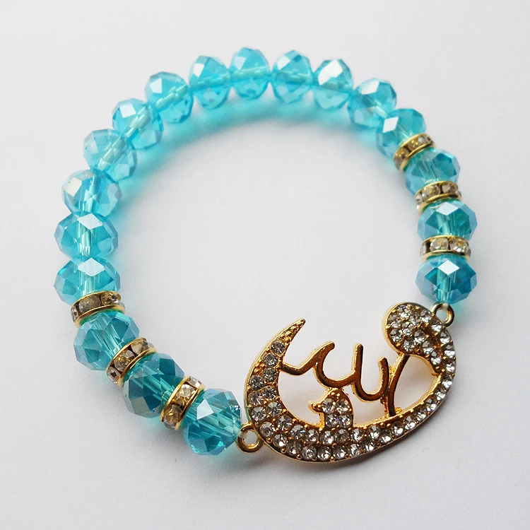 24 каратное золото арабские ювелирные изделия для девочек синие эластичные