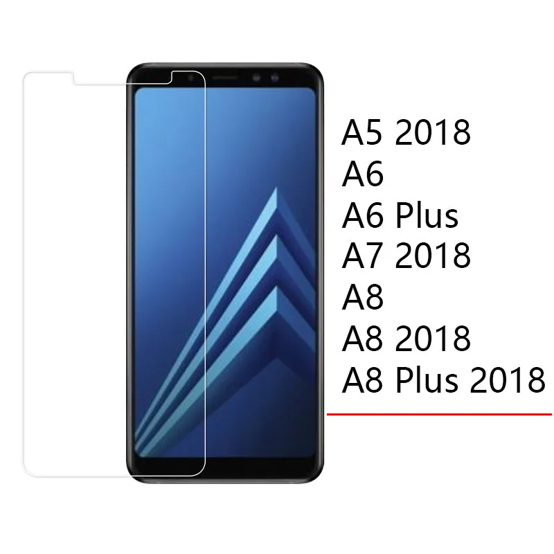 Для Samsung Galaxy A8 2018 стекло A6 Plus A5 A7 защита экрана Закаленное Защитная пленка