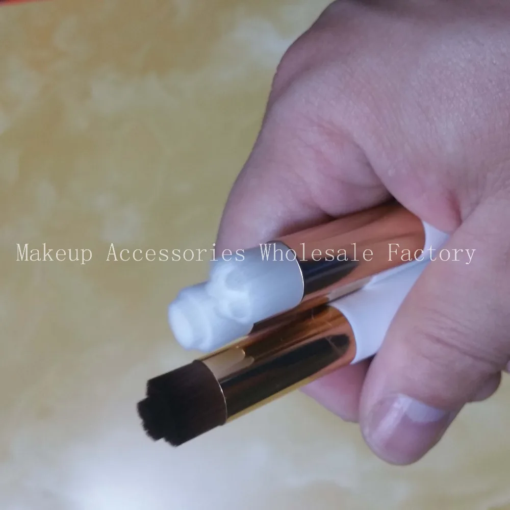 Лидер продаж 50 шт в наборе Макияж Кисть Нос Триммер щеточка для чистки кистей