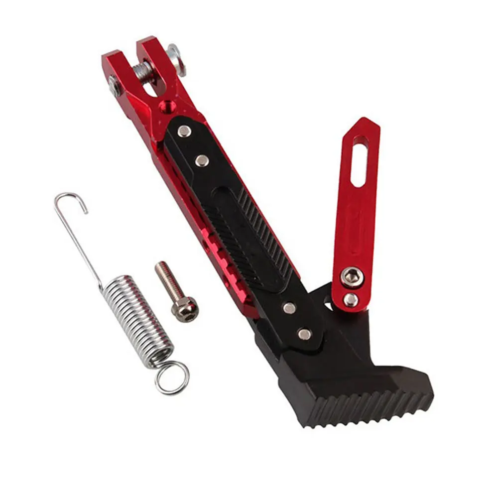 Red Vehemo 20 СМ ЧПУ для мотоцикла фиксатор для ног парковочная подставка модифицированный черный аксессуары для мотоциклов боковая подставка рамы - Цвет: Red