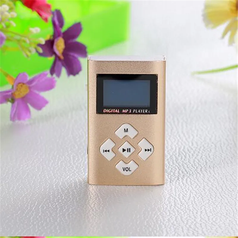Mp3 Player USB Mini Clip MP3 LCD Screen Support 32GB Micro SD TF Card Radio Walkman Pocket Audio Song Subtitles 6 Colors | Электроника