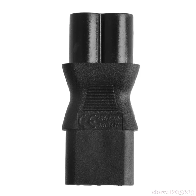 IEC 320 3 Pin C13 Female To C6 Male Cloverleaf Plug AC адаптер питания конвертер|Соединители| |