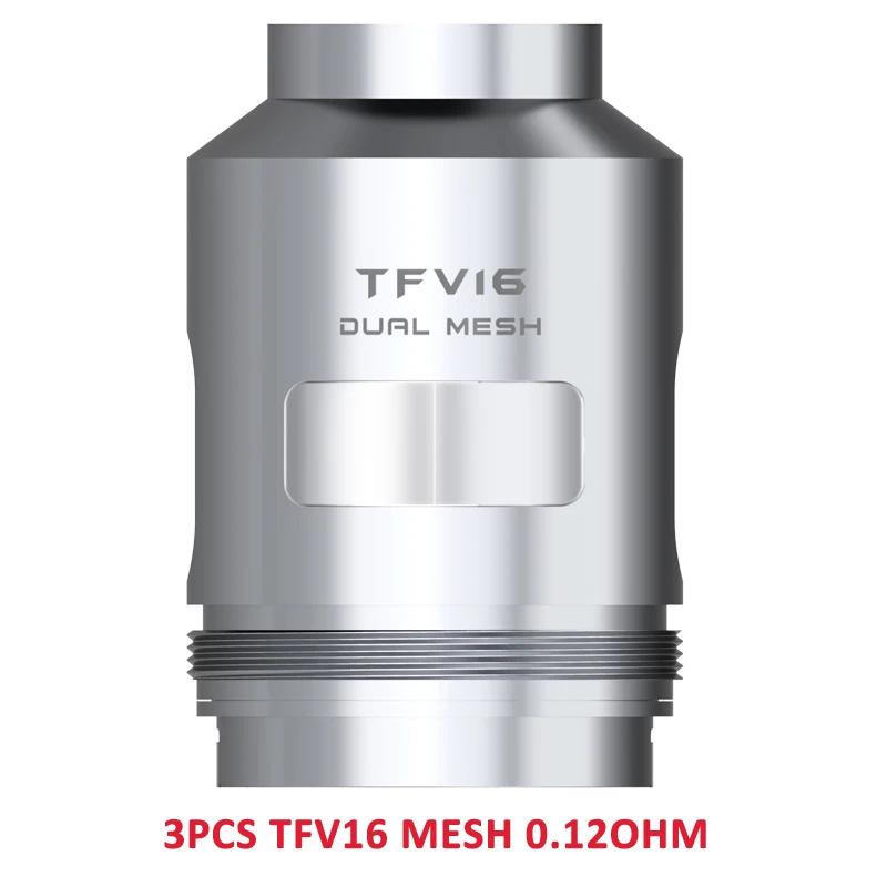 3 шт./лот SMOK TFV 16 сетка катушки 0,17 Ом двойной сетки катушки 0,12 Ом тройной сетки катушки 0,15 Ом испаритель головки для TFV16 танк
