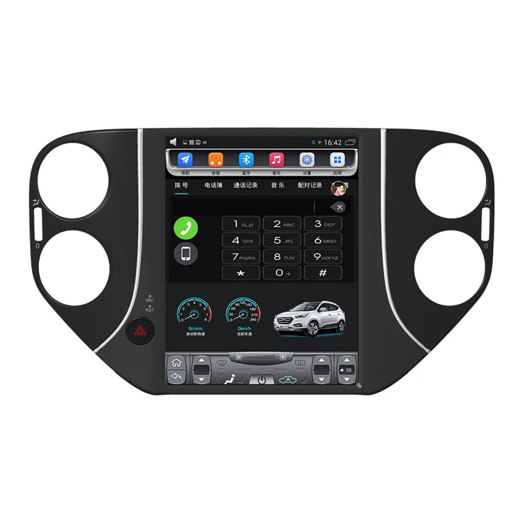 2010 2017 Tiguan 10 4 дюймовый вертикальный сенсорный экран Android автомобильный GPS