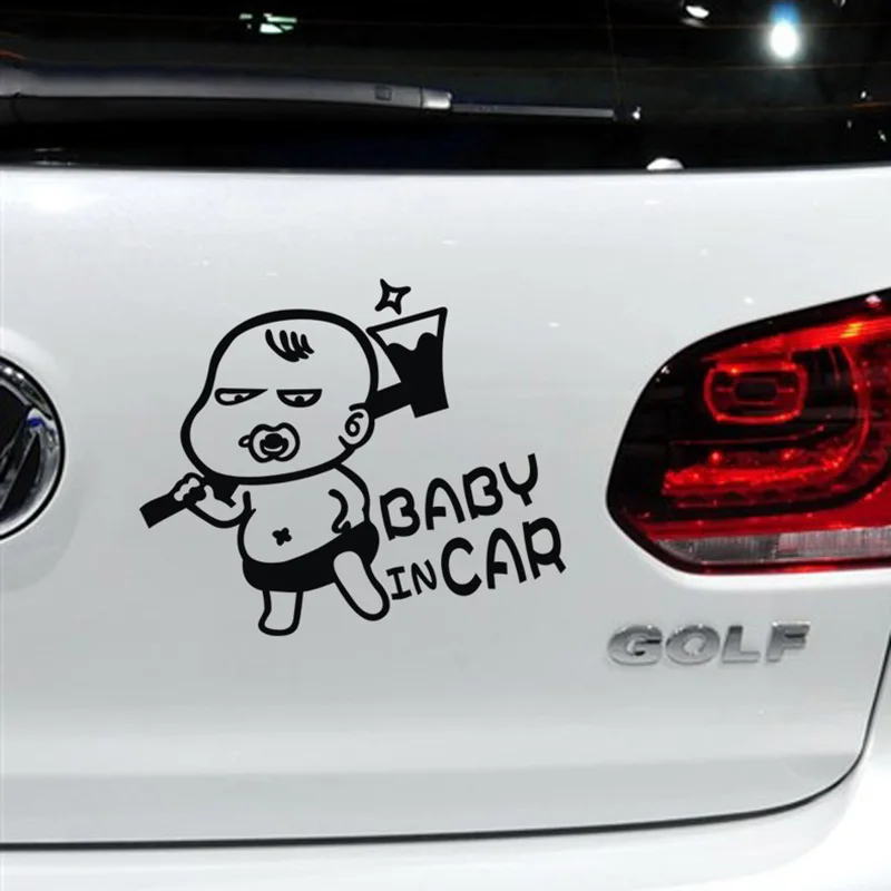 Милые наклейки на семейный автомобиль отражающие окна автомобиля щит Декор