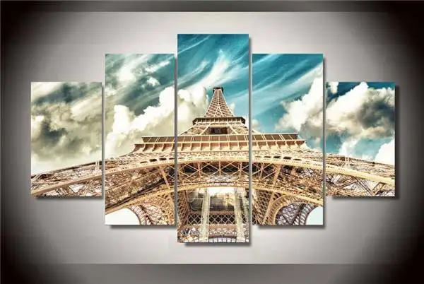 

Hd Printed Eiffel Tower Painting On Canvas Room Decoration Print Poster Picture Canvas Free Shipping/Ny-1664 Landscape Canvas