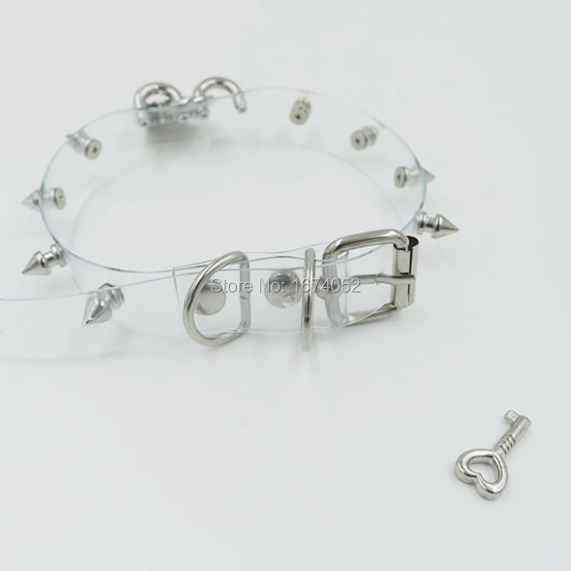 Лолита Харадзюку ручной работы прозрачный виниловый чокер 90s ПВХ воротник