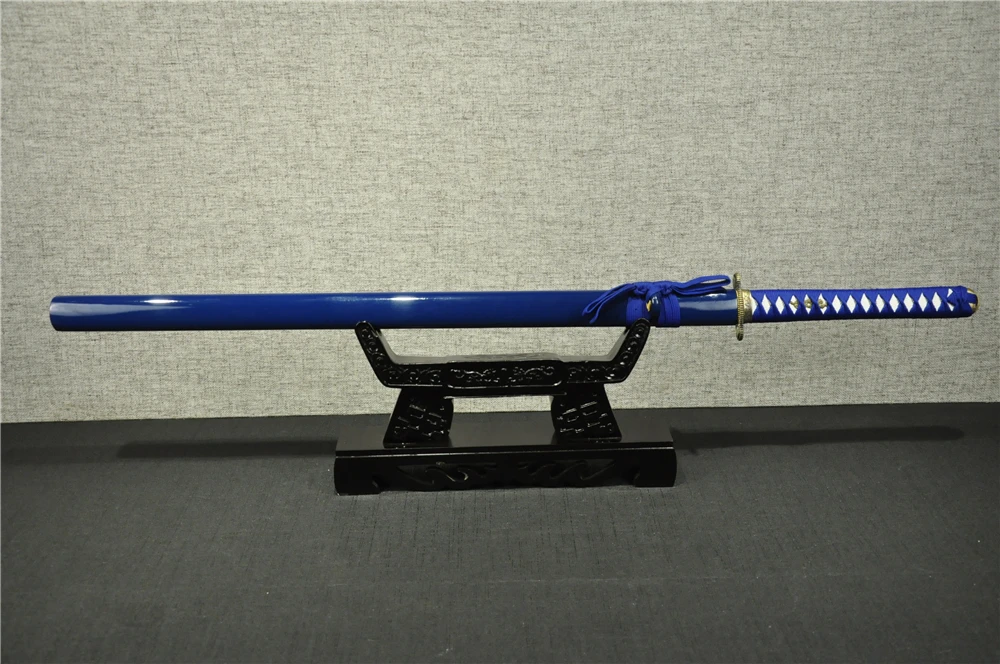 Катана самурайский японский прямой меч espada tanto wakizashi 1060 углеродистая сталь Хамон Железный tsuba металлический меч taichi Катана