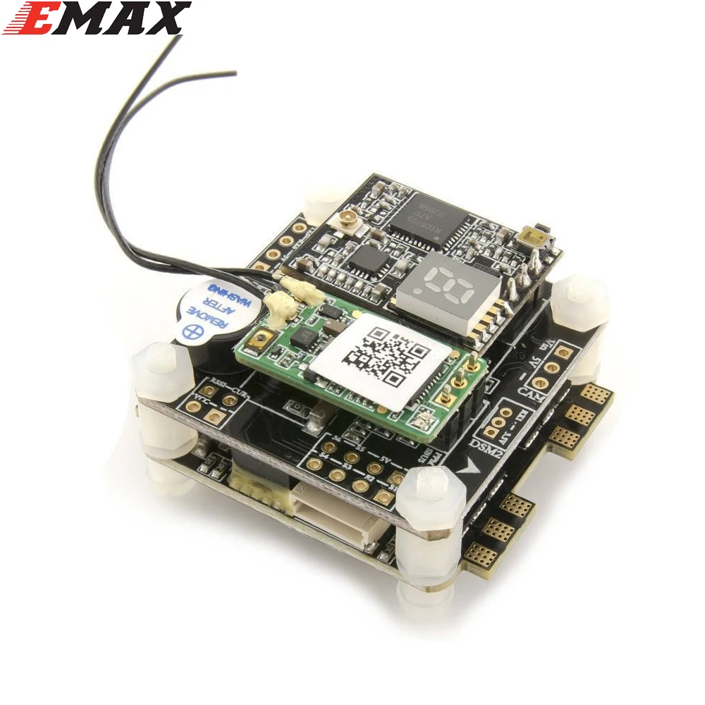 Новинка Emax F4 Magnum все в одном FPV Stack башня система OSD 4 1 BLHeli_S 30A ESC VTX FrSky XM + RX для