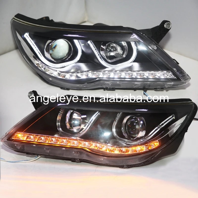 Для Volkswagen Tiguan светодиодный ные фары головного света 2009 2011 год U style TLZ|lamp headlight|tiguan