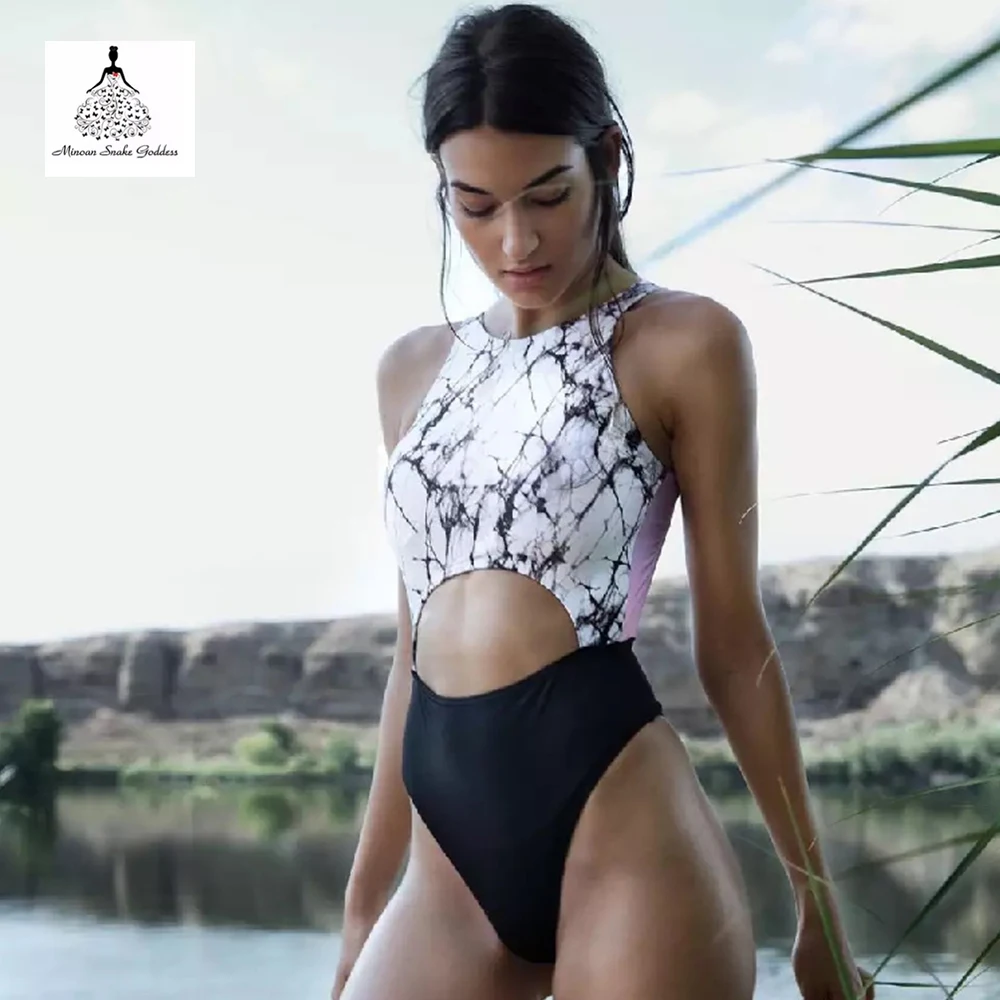 Цельный купальник Для женщин Купальщица sexy Купальный костюм для Монокини