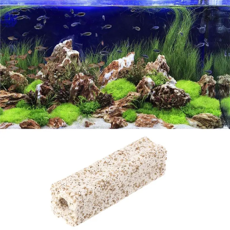 Биологический фильтр Медиа трубки для бактерий дом аквариума кои пруд Dec