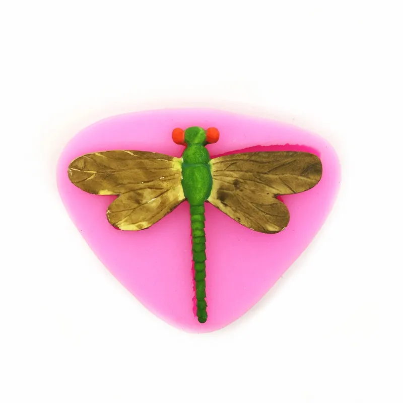 Силиконовая форма в форме стрекозы для торта украшения силиконовая инструменты